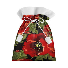 Подарочный 3D мешок с принтом Цветение мака в Санкт-Петербурге, 100% полиэстер | Размер: 29*39 см | flower | красные | полевой цветок | природа | розы | текстуры | цветочки | цветы