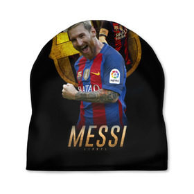 Шапка 3D с принтом Messi в Санкт-Петербурге, 100% полиэстер | универсальный размер, печать по всей поверхности изделия | barcelona | lionel  messi | messi | барса | барселона | лионель месси | футбол | футбольный  клуб барселона