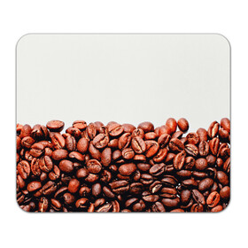 Коврик для мышки прямоугольный с принтом coffee в Санкт-Петербурге, натуральный каучук | размер 230 х 185 мм; запечатка лицевой стороны | 3d | beans | coffee | еда | зерна | кофе | напиток | природа | текстуры