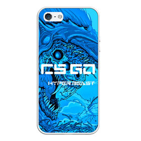 Чехол для iPhone 5/5S матовый с принтом CS GOHyper beast(cold style) в Санкт-Петербурге, Силикон | Область печати: задняя сторона чехла, без боковых панелей | hyper beast | кс го | скоростной зверь