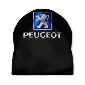 Шапка 3D с принтом Peugeot в Санкт-Петербурге, 100% полиэстер | универсальный размер, печать по всей поверхности изделия | brand | car | france | logo | peugeot | автомобиль | логотип | марка | франция