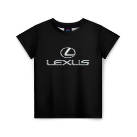Детская футболка 3D с принтом lexus в Санкт-Петербурге, 100% гипоаллергенный полиэфир | прямой крой, круглый вырез горловины, длина до линии бедер, чуть спущенное плечо, ткань немного тянется | brand | car | japan | lexus | logo | toyota motor | автомобиль | лексус | логотип | марка | япония