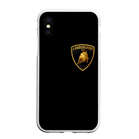 Чехол для iPhone XS Max матовый с принтом Lamborghini в Санкт-Петербурге, Силикон | Область печати: задняя сторона чехла, без боковых панелей | brand | car | italy | lamborghini | logo | автомобиль | италия | ламборджини | логотип | марка