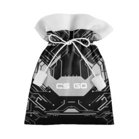Подарочный 3D мешок с принтом CS GO:Black collection в Санкт-Петербурге, 100% полиэстер | Размер: 29*39 см | Тематика изображения на принте: 3d | awp | counter strike | game | skin | system lock black | авп | игры | прикольные | скин