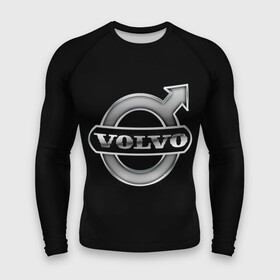 Мужской рашгард 3D с принтом Volvo в Санкт-Петербурге,  |  | brand | car | logo | sweden | volvo | автомобиль | вольво | логотип | марка | швеция