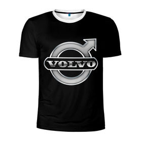 Мужская футболка 3D спортивная с принтом Volvo в Санкт-Петербурге, 100% полиэстер с улучшенными характеристиками | приталенный силуэт, круглая горловина, широкие плечи, сужается к линии бедра | brand | car | logo | sweden | volvo | автомобиль | вольво | логотип | марка | швеция