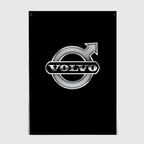 Постер с принтом Volvo в Санкт-Петербурге, 100% бумага
 | бумага, плотность 150 мг. Матовая, но за счет высокого коэффициента гладкости имеет небольшой блеск и дает на свету блики, но в отличии от глянцевой бумаги не покрыта лаком | brand | car | logo | sweden | volvo | автомобиль | вольво | логотип | марка | швеция