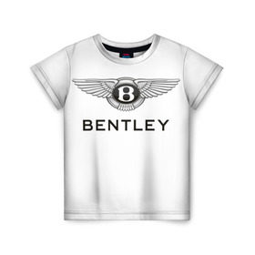 Детская футболка 3D с принтом Bentley в Санкт-Петербурге, 100% гипоаллергенный полиэфир | прямой крой, круглый вырез горловины, длина до линии бедер, чуть спущенное плечо, ткань немного тянется | bentley | brand | britain | car | elite | expensive | limited | logo | mtorz | автомобиль | британия | бэнтли | дорогой | лимитед | логотип | марка | мторз | элитный