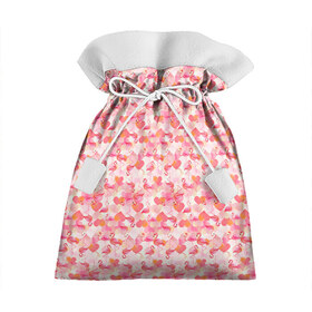 Подарочный 3D мешок с принтом Розовый фламинго в Санкт-Петербурге, 100% полиэстер | Размер: 29*39 см | камуфляж | паттерн | птицы | розовый