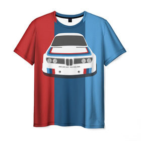Мужская футболка 3D с принтом Colors в Санкт-Петербурге, 100% полиэфир | прямой крой, круглый вырез горловины, длина до линии бедер | auto | bmw | авто | бмв | машина