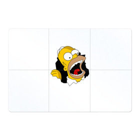 Магнитный плакат 3Х2 с принтом The Simpsons в Санкт-Петербурге, Полимерный материал с магнитным слоем | 6 деталей размером 9*9 см | гомер | крик | симпсоны | спрингфилд