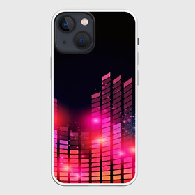 Чехол для iPhone 13 mini с принтом Equalizer light в Санкт-Петербурге,  |  | color | colour | glim | glow | light | lights | shine | world