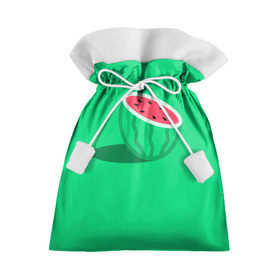 Подарочный 3D мешок с принтом Арбуз в Санкт-Петербурге, 100% полиэстер | Размер: 29*39 см | Тематика изображения на принте: fruits | vegan | vegetables | vegetarian | веган | вегетарианство | еда | овощи | фрукты