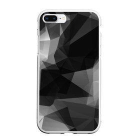 Чехол для iPhone 7Plus/8 Plus матовый с принтом Camo - Black & White (Чёрно-белый камуфляж) в Санкт-Петербурге, Силикон | Область печати: задняя сторона чехла, без боковых панелей | Тематика изображения на принте: 0x000000123 | camo | камуфляж | чёрно белый