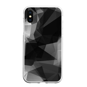 Чехол для iPhone XS Max матовый с принтом Camo - Black & White (Чёрно-белый камуфляж) в Санкт-Петербурге, Силикон | Область печати: задняя сторона чехла, без боковых панелей | Тематика изображения на принте: 0x000000123 | camo | камуфляж | чёрно белый