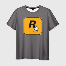 Мужская футболка 3D с принтом Rockstar Games в Санкт-Петербурге, 100% полиэфир | прямой крой, круглый вырез горловины, длина до линии бедер | Тематика изображения на принте: carl johnson | grand theft auto | gta | los santos | sa | san andreas | гта