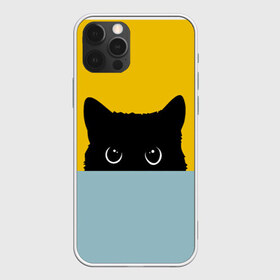Чехол для iPhone 12 Pro Max с принтом Черная кошка в Санкт-Петербурге, Силикон |  | cat | kitty | pussycat | киса | кот | коты | котэ | кошка | мода