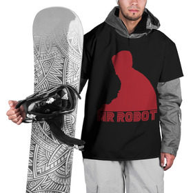 Накидка на куртку 3D с принтом Mr Robot в Санкт-Петербурге, 100% полиэстер |  | mister | robot | мистер робот