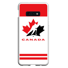 Чехол для Samsung S10E с принтом TEAM CANADA в Санкт-Петербурге, Силикон | Область печати: задняя сторона чехла, без боковых панелей | 2017 | canada | team | teamcanada | канада | мира | россия | хоккей | чемпионат | чм2017