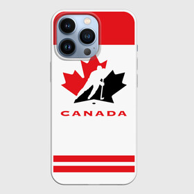 Чехол для iPhone 13 Pro с принтом TEAM CANADA в Санкт-Петербурге,  |  | Тематика изображения на принте: 2017 | canada | team | teamcanada | канада | мира | россия | хоккей | чемпионат | чм2017