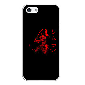Чехол для iPhone 5/5S матовый с принтом Японские иероглифы - самурай в Санкт-Петербурге, Силикон | Область печати: задняя сторона чехла, без боковых панелей | Тематика изображения на принте: азия | воин | катана | меч | сегун | сэнсэй | харакири | честь | японец | япония