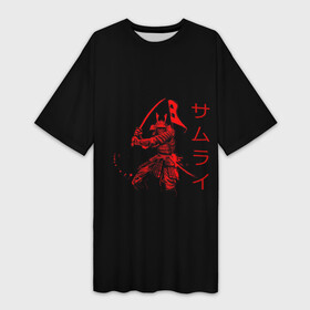 Платье-футболка 3D с принтом Японские иероглифы   самурай в Санкт-Петербурге,  |  | азия | воин | катана | меч | сегун | сэнсэй | харакири | честь | японец | япония