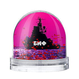 Водяной шар с принтом ВМФ в Санкт-Петербурге, Пластик | Изображение внутри шара печатается на глянцевой фотобумаге с двух сторон | 3d | blue | брызги | вмф | вода | военный | волны | исторический | капли | корабль | лето | море | моряк | океан | природа | фрегат | шторм