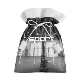 Подарочный 3D мешок с принтом Спортзал в Санкт-Петербурге, 100% полиэстер | Размер: 29*39 см | Тематика изображения на принте: crossfit | атлетика | зал | качалка | кроссфит | тренажер | тяжелая | фитнес
