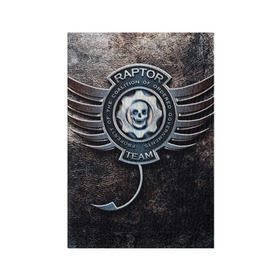Обложка для паспорта матовая кожа с принтом Gears of War в Санкт-Петербурге, натуральная матовая кожа | размер 19,3 х 13,7 см; прозрачные пластиковые крепления | Тематика изображения на принте: америка | череп