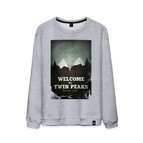 Мужской свитшот хлопок с принтом Twin Peaks в Санкт-Петербурге, 100% хлопок |  | twin peaks | дэвид линч | лес | лора палмер | сова | твин пикс | туман