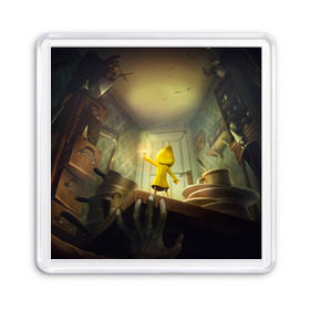 Магнит 55*55 с принтом Little Nightmares в Санкт-Петербурге, Пластик | Размер: 65*65 мм; Размер печати: 55*55 мм | little nightmares