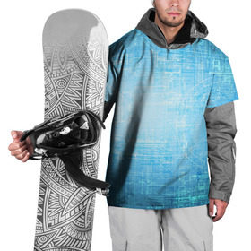 Накидка на куртку 3D с принтом Сеть в Санкт-Петербурге, 100% полиэстер |  | игры | инженер | интернет | хайтек | чертёж | электричество