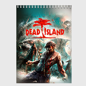 Скетчбук с принтом Dead island 8 в Санкт-Петербурге, 100% бумага
 | 48 листов, плотность листов — 100 г/м2, плотность картонной обложки — 250 г/м2. Листы скреплены сверху удобной пружинной спиралью | Тематика изображения на принте: dead | island | repticide | zombie | дэд айлэнд | зомби | мозги