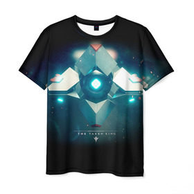 Мужская футболка 3D с принтом Destiny 4 в Санкт-Петербурге, 100% полиэфир | прямой крой, круглый вырез горловины, длина до линии бедер | destiny | дестени | дэстэни | космос