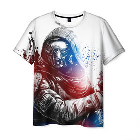 Мужская футболка 3D с принтом Destiny 5 в Санкт-Петербурге, 100% полиэфир | прямой крой, круглый вырез горловины, длина до линии бедер | destiny | дестени | дэстэни | космос