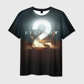 Мужская футболка 3D с принтом Destiny 12 в Санкт-Петербурге, 100% полиэфир | прямой крой, круглый вырез горловины, длина до линии бедер | Тематика изображения на принте: destiny | дестени | дэстэни | космос
