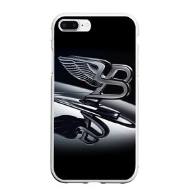 Чехол для iPhone 7Plus/8 Plus матовый с принтом Bentley в Санкт-Петербурге, Силикон | Область печати: задняя сторона чехла, без боковых панелей | bentley | brand | britain | car | elite | expensive | limited | logo | mtorz | автомобиль | британия | бэнтли | дорогой | лимитед | логотип | марка | мторз | элитный