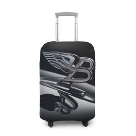 Чехол для чемодана 3D с принтом Bentley в Санкт-Петербурге, 86% полиэфир, 14% спандекс | двустороннее нанесение принта, прорези для ручек и колес | bentley | brand | britain | car | elite | expensive | limited | logo | mtorz | автомобиль | британия | бэнтли | дорогой | лимитед | логотип | марка | мторз | элитный
