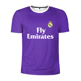 Мужская футболка 3D спортивная с принтом Реал Мадрид в Санкт-Петербурге, 100% полиэстер с улучшенными характеристиками | приталенный силуэт, круглая горловина, широкие плечи, сужается к линии бедра | madrid | real | королевский клуб | мадрид | примера | реал | футбол | чемпионат испании