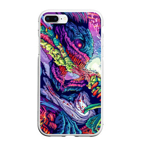 Чехол для iPhone 7Plus/8 Plus матовый с принтом Hyper beast в Санкт-Петербурге, Силикон | Область печати: задняя сторона чехла, без боковых панелей | counter strike | cs | cs go | global offensive | hyper beast | гипер зверь | гиперзверь | контр страйк | контра | кс | тату | татуировка | яркая