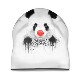 Шапка 3D с принтом Панда в Санкт-Петербурге, 100% полиэстер | универсальный размер, печать по всей поверхности изделия | бант | китай | клоун | медведь | мишка | нос | панда