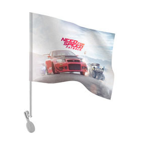 Флаг для автомобиля с принтом NFS PAYBACK в Санкт-Петербурге, 100% полиэстер | Размер: 30*21 см | auto | cars | crew | dirt | grid | need | race | speed | split | авто | гонки | грид | дирт | машина | нфс | скорость | сплит | тачка