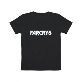 Детская футболка хлопок с принтом Far Cry 5 в Санкт-Петербурге, 100% хлопок | круглый вырез горловины, полуприлегающий силуэт, длина до линии бедер | 
