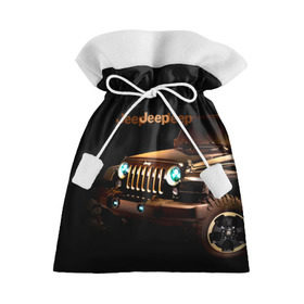 Подарочный 3D мешок с принтом Jeep в Санкт-Петербурге, 100% полиэстер | Размер: 29*39 см | brand | car | chrysler | jeep | logo | usa | автомобиль | джип | крайслер | логотип | марка | сша