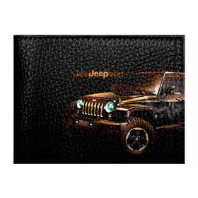 Обложка для студенческого билета с принтом Jeep в Санкт-Петербурге, натуральная кожа | Размер: 11*8 см; Печать на всей внешней стороне | brand | car | chrysler | jeep | logo | usa | автомобиль | джип | крайслер | логотип | марка | сша