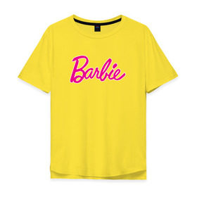 Мужская футболка хлопок Oversize с принтом Барби 3 в Санкт-Петербурге, 100% хлопок | свободный крой, круглый ворот, “спинка” длиннее передней части | barbie | барби | девочка | девушка | кукла