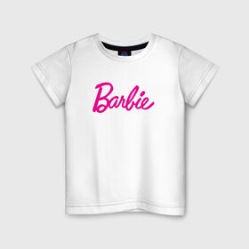 Детская футболка хлопок с принтом Барби 3 в Санкт-Петербурге, 100% хлопок | круглый вырез горловины, полуприлегающий силуэт, длина до линии бедер | barbie | барби | девочка | девушка | кукла