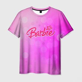 Мужская футболка 3D с принтом Барби 5 в Санкт-Петербурге, 100% полиэфир | прямой крой, круглый вырез горловины, длина до линии бедер | barbie | барби | девочка | девушка | кукла