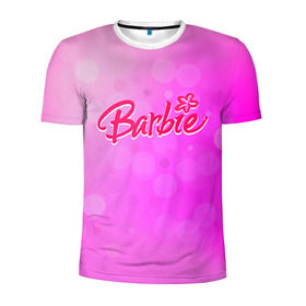 Мужская футболка 3D спортивная с принтом Барби 5 в Санкт-Петербурге, 100% полиэстер с улучшенными характеристиками | приталенный силуэт, круглая горловина, широкие плечи, сужается к линии бедра | barbie | барби | девочка | девушка | кукла