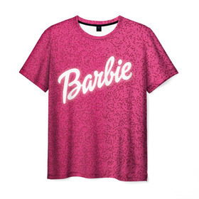 Мужская футболка 3D с принтом Барби 7 в Санкт-Петербурге, 100% полиэфир | прямой крой, круглый вырез горловины, длина до линии бедер | Тематика изображения на принте: barbie | барби | девочка | девушка | кукла